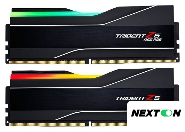 Оперативная память G.Skill Trident Z5 Neo RGB 2x64ГБ DDR5 6400МГц F5-6400J3644F64GX2-TZ5RK - Изображение №3 — Интернет-магазин Nexton
