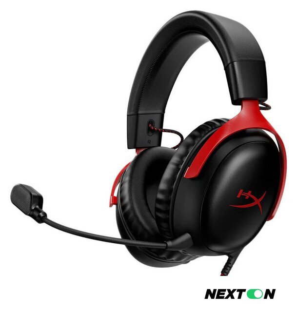 Наушники HyperX Cloud III (черный/красный) - Изображение №1 — Интернет-магазин Nexton
