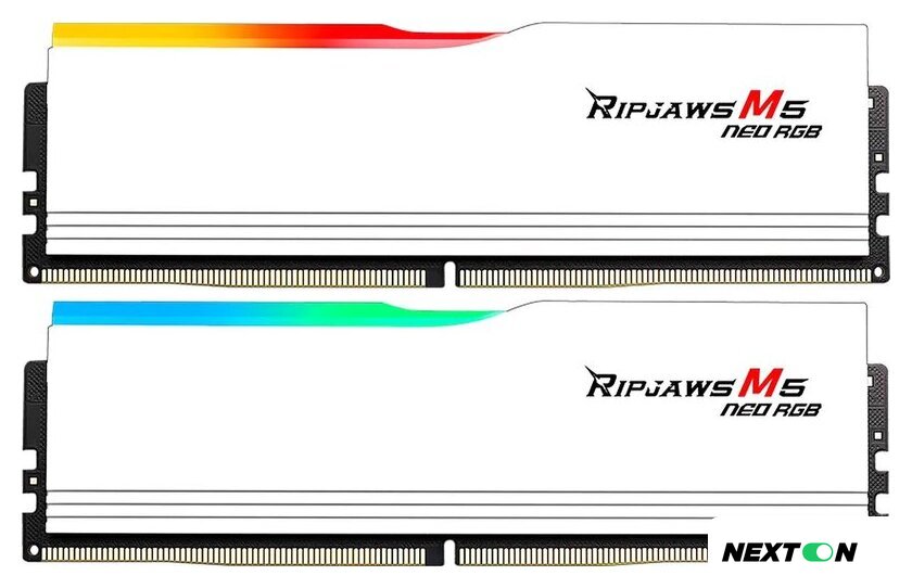 Оперативная память G.Skill Ripjaws M5 Neo RGB 2x16ГБ DDR5 6000 МГц F5-6000J2836G16GX2-RM5NRW - Изображение №1 — Интернет-магазин Nexton