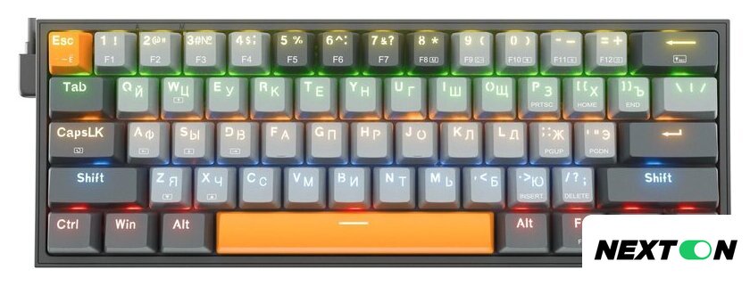 Клавиатура Redragon Fizz (черный/серый) - Изображение №1 — Интернет-магазин Nexton