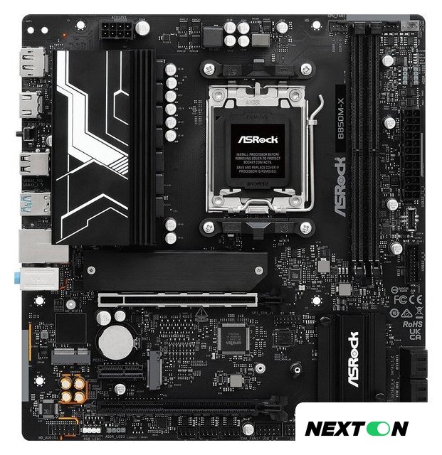 Материнская плата ASRock B850M-X - Изображение №1 — Интернет-магазин Nexton