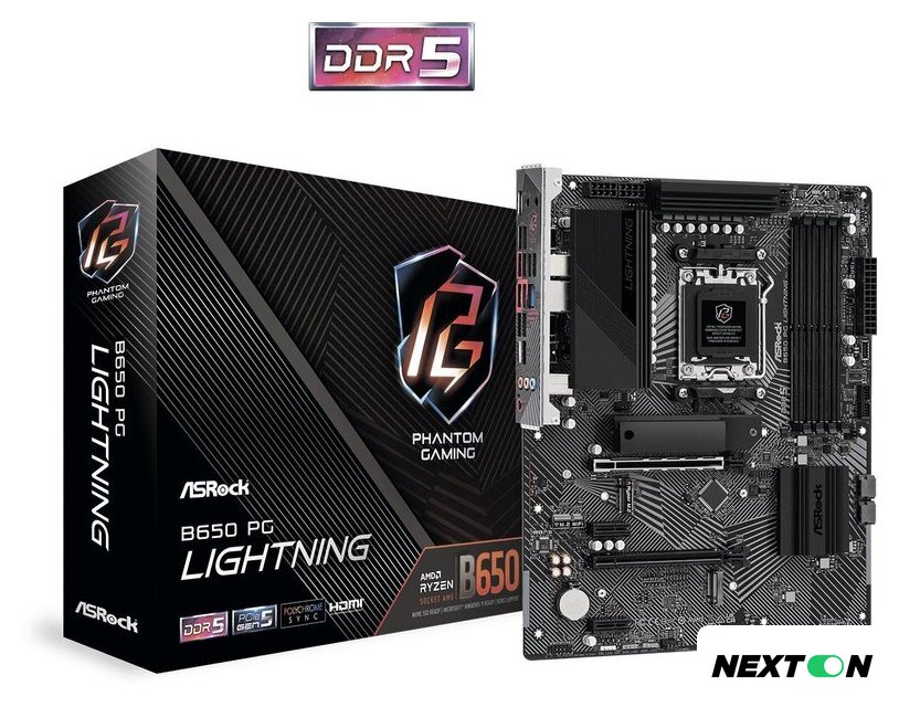 Материнская плата ASRock B650 PG Lightning - Изображение №2 — Интернет-магазин Nexton