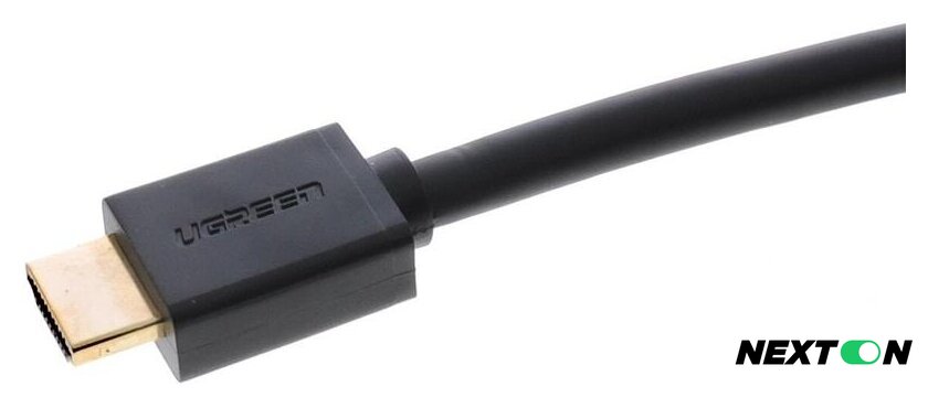 Кабель Ugreen HD106 11150 HDMI - DVI (1.5 м, черный) - Изображение №3 — Интернет-магазин Nexton