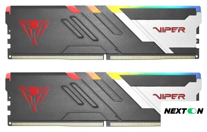 Оперативная память Patriot Viper Venom RGB 2x16ГБ DDR5 6800МГц PVVR532G680C34K - Изображение №1 — Интернет-магазин Nexton