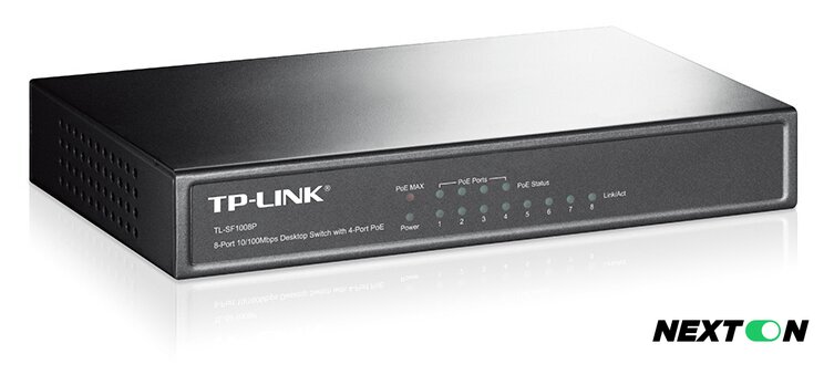 Неуправляемый коммутатор TP-Link TL-SF1008P - Изображение №2 — Интернет-магазин Nexton