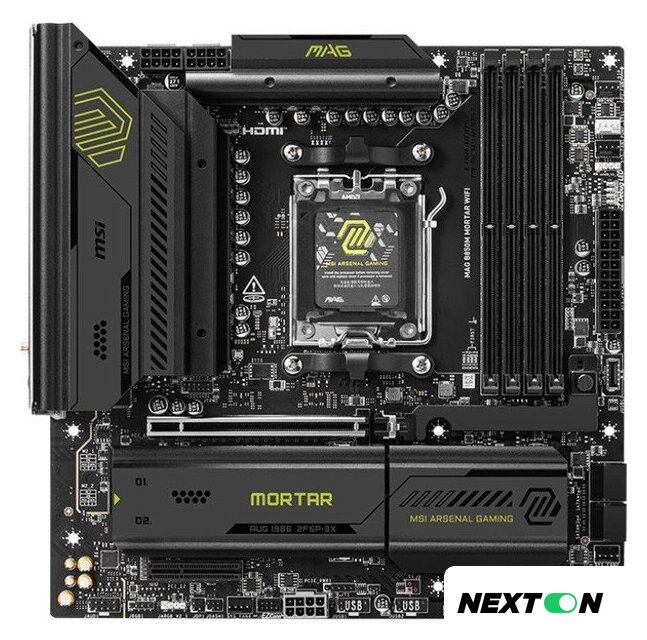 Материнская плата MSI MAG B850M Mortar WiFi - Изображение №1 — Интернет-магазин Nexton