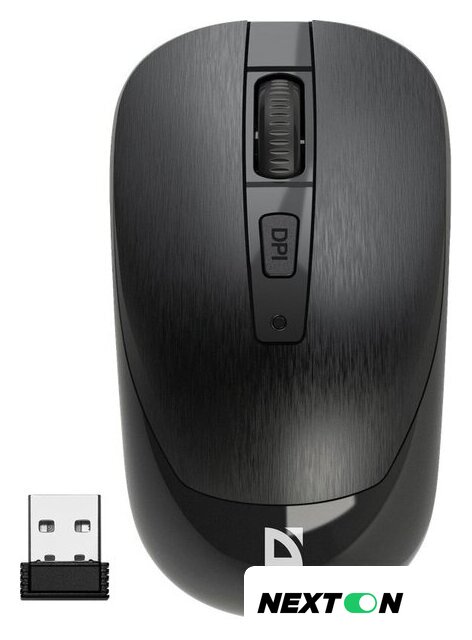 Мышь Defender Wave MM-995 (черный) - Изображение №1 — Интернет-магазин Nexton