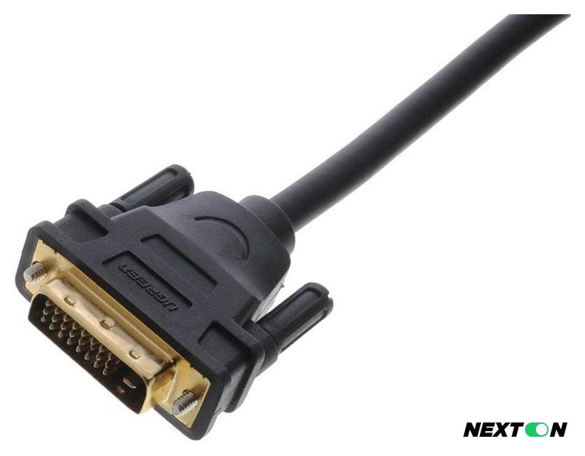 Кабель Ugreen HD106 10136 HDMI - DVI (3 м, черный) - Изображение №4 — Интернет-магазин Nexton