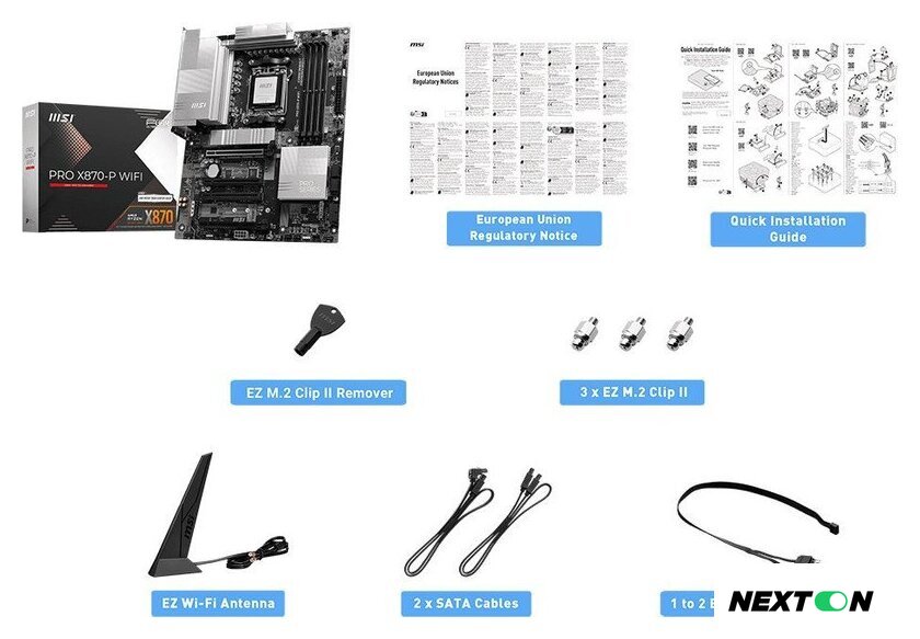 Материнская плата MSI Pro X870-P WiFi - Изображение №2 — Интернет-магазин Nexton