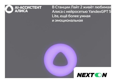 Умная колонка Яндекс Станция Лайт 2 (серый) - Изображение №7 — Интернет-магазин Nexton