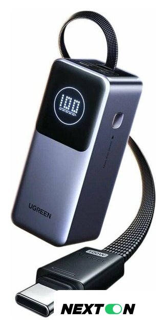 Внешний аккумулятор Ugreen PB723 20000mAh (серый) - Изображение №3 — Интернет-магазин Nexton