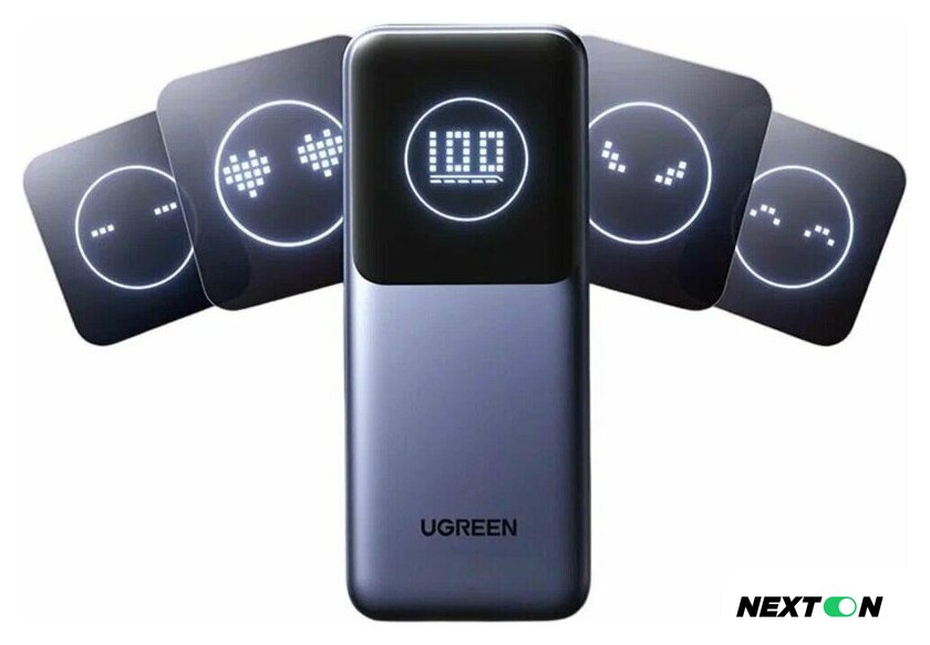 Внешний аккумулятор Ugreen PB723 20000mAh (серый) - Изображение №4 — Интернет-магазин Nexton
