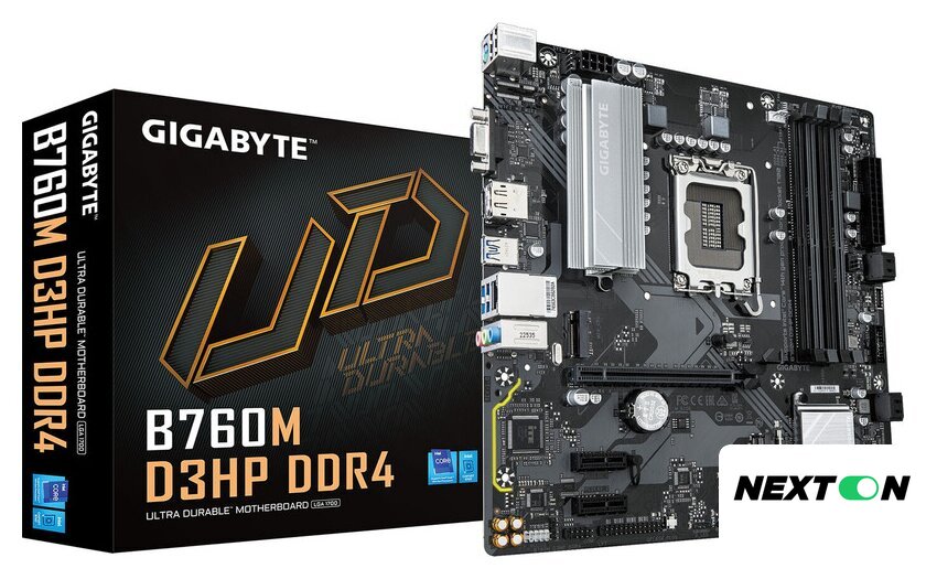 Материнская плата Gigabyte B760M D3HP DDR4 - Изображение №4 — Интернет-магазин Nexton