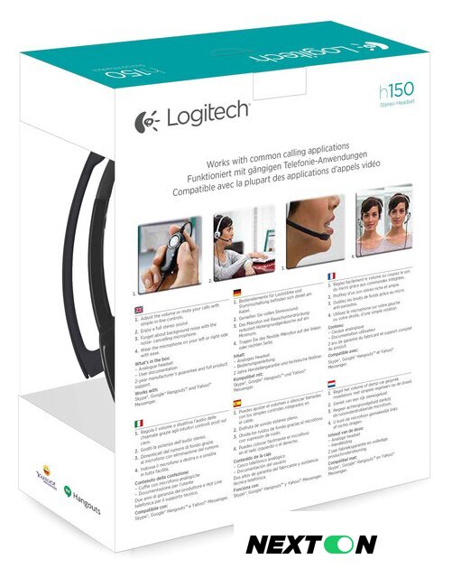 Офисная гарнитура Logitech Stereo Headset H151 - Изображение №8 — Интернет-магазин Nexton