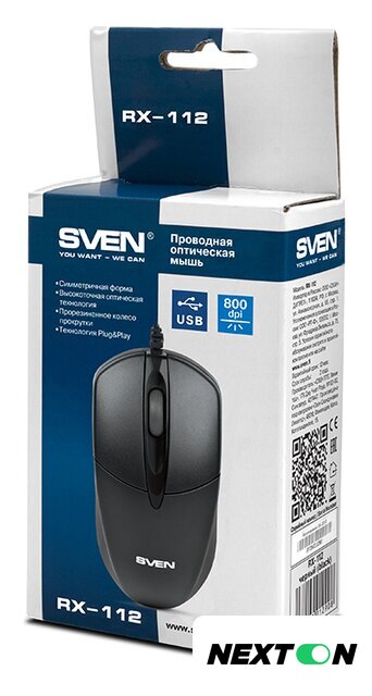 Мышь SVEN RX-112 USB - Изображение №5 — Интернет-магазин Nexton