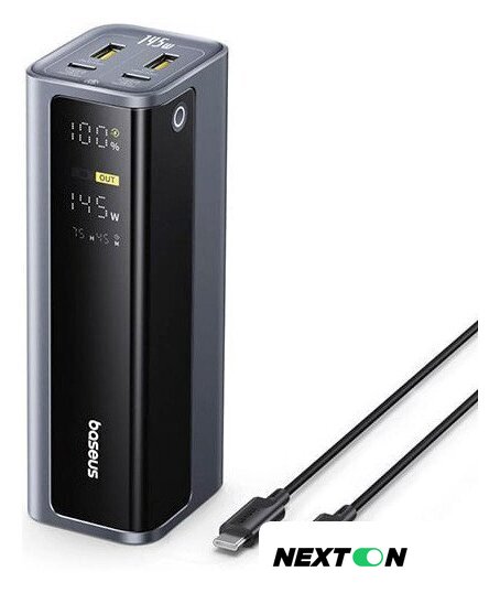 Внешний аккумулятор Baseus EnerGeek GP12 Fast Charging Power Bank with Digital Display 20800mAh 145W - Изображение №1 — Интернет-магазин Nexton