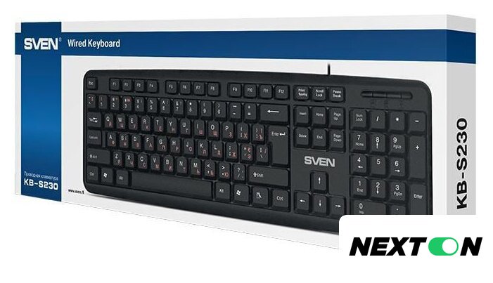 Клавиатура SVEN KB-S230 - Изображение №4 — Интернет-магазин Nexton