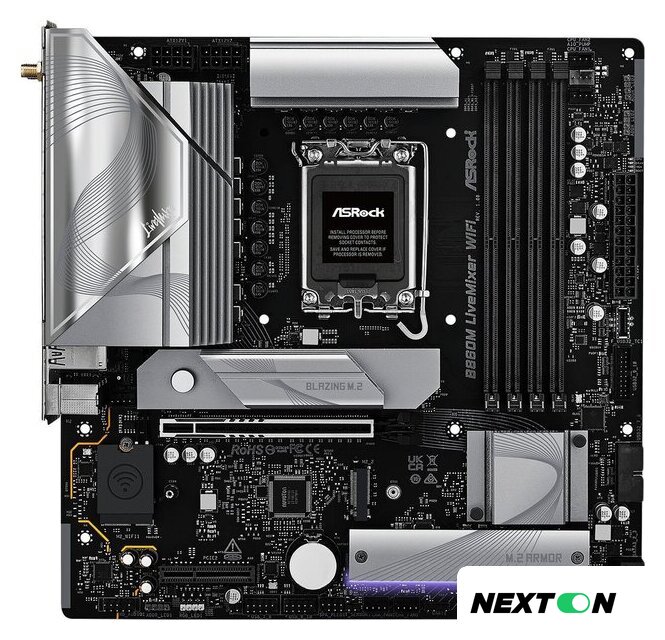 Материнская плата ASRock B860M LiveMixer WiFi - Изображение №1 — Интернет-магазин Nexton