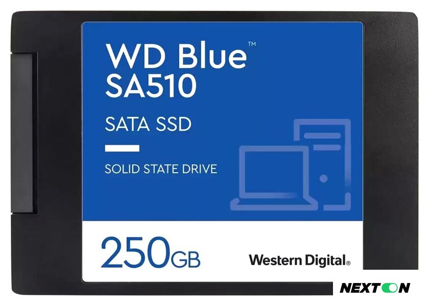 SSD WD Blue SA510 250GB WDS250G3B0A - Изображение №1 — Интернет-магазин Nexton