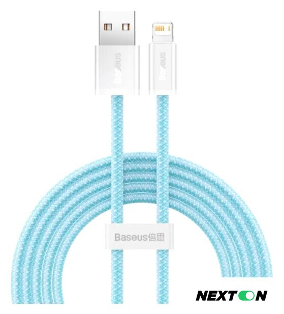 Кабель Baseus Dynamic Series Fast Charging Data Cable USB Type-A - Lightning (2 м, голубой) - Изображение №1 — Интернет-магазин Nexton