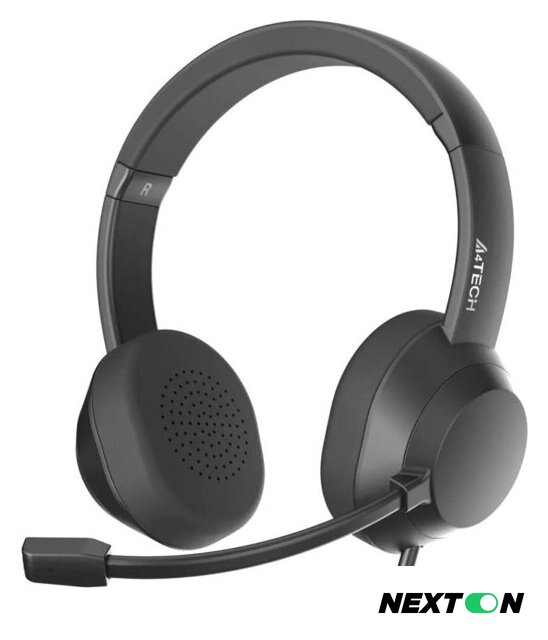 Офисная гарнитура A4Tech Fstyler FH150U (черный) - Изображение №1 — Интернет-магазин Nexton