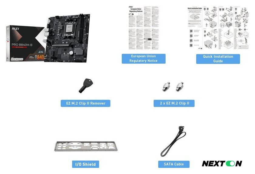 Материнская плата MSI Pro B840M-B - Изображение №2 — Интернет-магазин Nexton