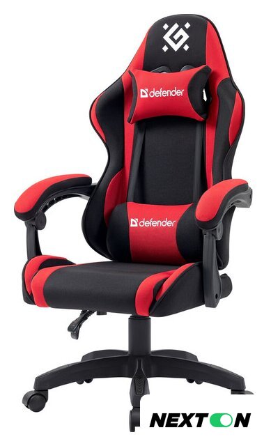 Игровое (геймерское) кресло Defender Expert (черный/красный) - Изображение №4 — Интернет-магазин Nexton