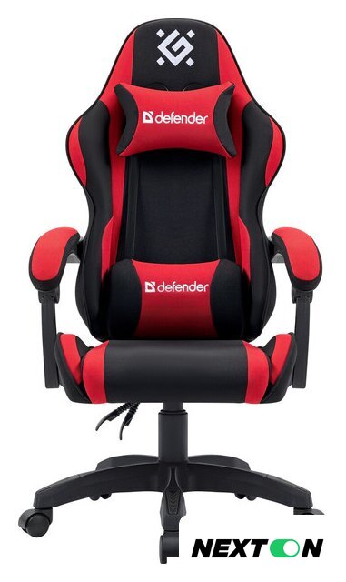 Игровое (геймерское) кресло Defender Expert (черный/красный) - Изображение №2 — Интернет-магазин Nexton