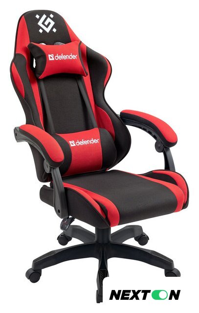 Игровое (геймерское) кресло Defender Expert (черный/красный) - Изображение №3 — Интернет-магазин Nexton