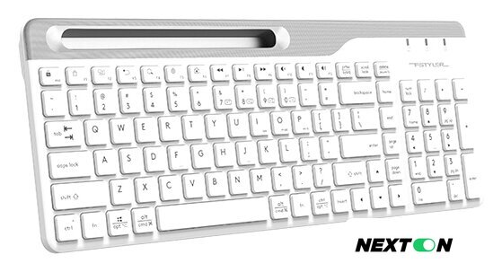 Клавиатура A4Tech Fstyler FBK25 (белый/серый) - Изображение №3 — Интернет-магазин Nexton