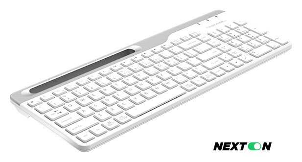 Клавиатура A4Tech Fstyler FBK25 (белый/серый) - Изображение №2 — Интернет-магазин Nexton