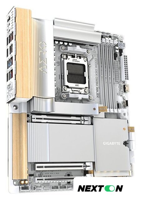 Материнская плата Gigabyte X870E Aero X3D Wood - Изображение №2 — Интернет-магазин Nexton