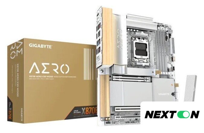 Материнская плата Gigabyte X870E Aero X3D Wood - Изображение №5 — Интернет-магазин Nexton
