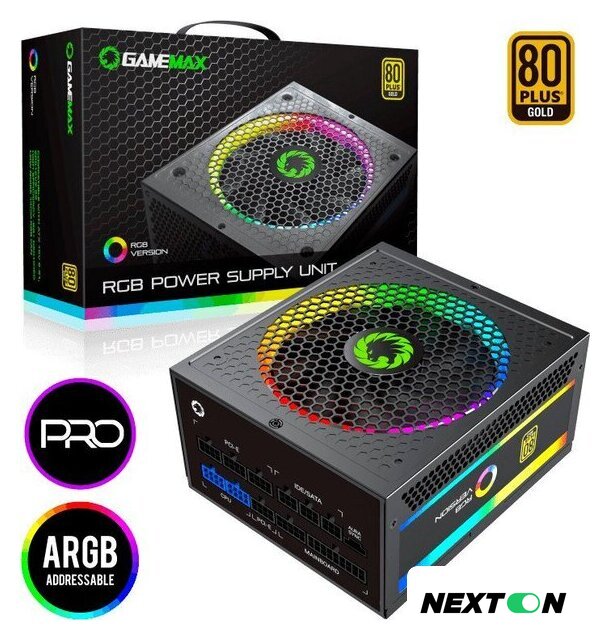 Блок питания GameMax RGB-1050 Pro - Изображение №15 — Интернет-магазин Nexton