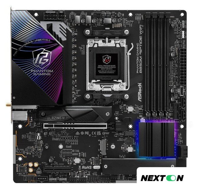 Материнская плата ASRock B850M Riptide WiFi - Изображение №1 — Интернет-магазин Nexton