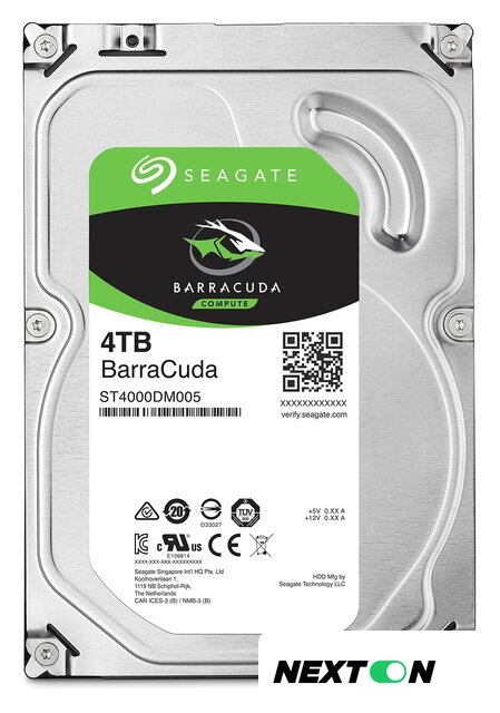 Жесткий диск Seagate Barracuda 4TB [ST4000DM004] - Изображение №1 — Интернет-магазин Nexton