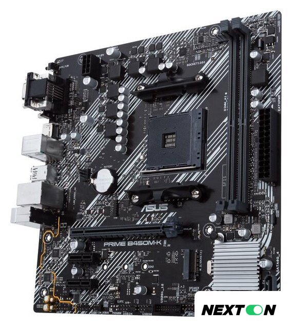 Материнская плата ASUS Prime B450M-K II - Изображение №3 — Интернет-магазин Nexton