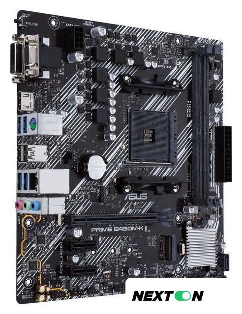 Материнская плата ASUS Prime B450M-K II - Изображение №2 — Интернет-магазин Nexton