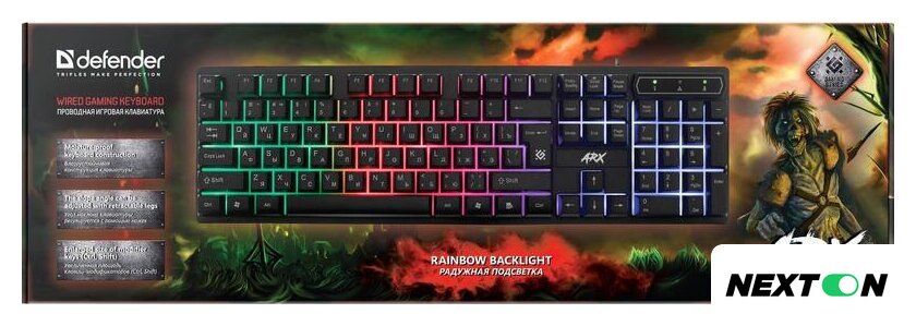 Клавиатура Defender Arx GK-196L RU - Изображение №3 — Интернет-магазин Nexton