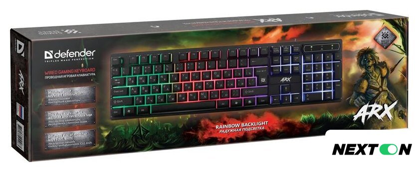 Клавиатура Defender Arx GK-196L RU - Изображение №4 — Интернет-магазин Nexton