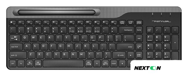 Клавиатура A4Tech Fstyler FBK25 (черный/серый) - Изображение №1 — Интернет-магазин Nexton