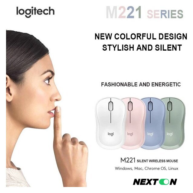 Мышь Logitech M221 (зеленый) - Изображение №7 — Интернет-магазин Nexton