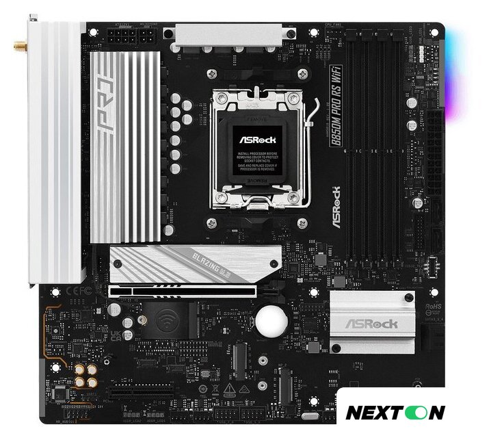 Материнская плата ASRock B850M Pro RS WiFi - Изображение №1 — Интернет-магазин Nexton