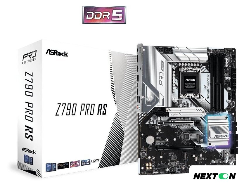 Материнская плата ASRock Z790 Pro RS - Изображение №2 — Интернет-магазин Nexton