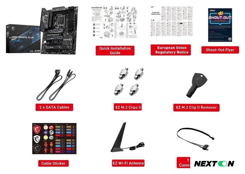 Материнская плата MSI Z890 Gaming Plus WiFi - Изображение №2 — Интернет-магазин Nexton