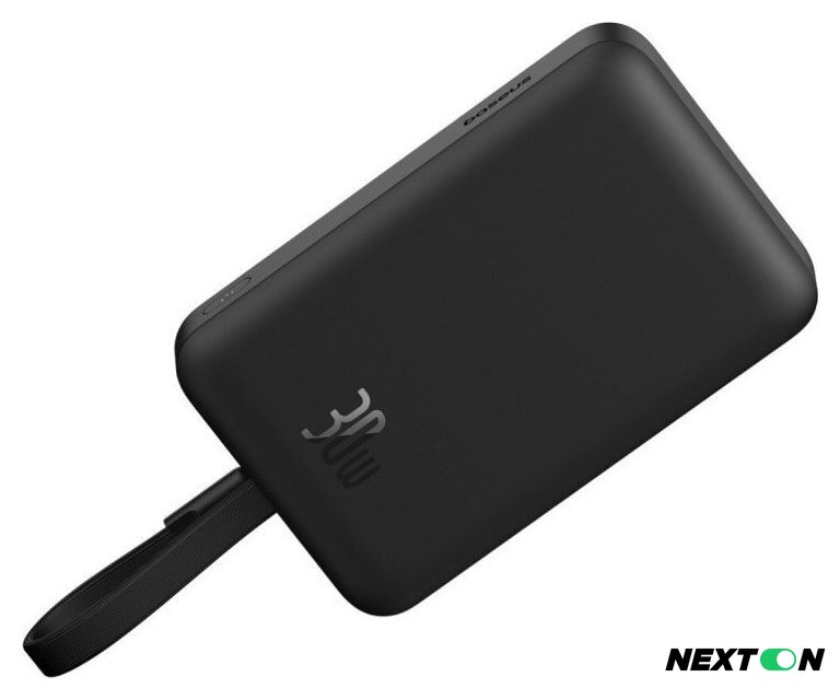 Внешний аккумулятор Baseus Magnetic Fast Charge Power Bank Type-C Edition 30W 10000mAh (черный) - Изображение №5 — Интернет-магазин Nexton