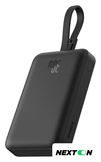 Внешний аккумулятор Baseus Magnetic Fast Charge Power Bank Type-C Edition 30W 10000mAh (черный) - Изображение №6 — Интернет-магазин Nexton