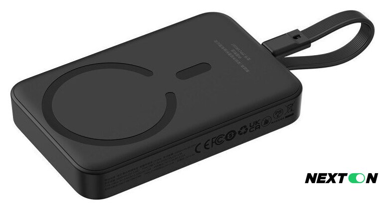 Внешний аккумулятор Baseus Magnetic Fast Charge Power Bank Type-C Edition 30W 10000mAh (черный) - Изображение №3 — Интернет-магазин Nexton