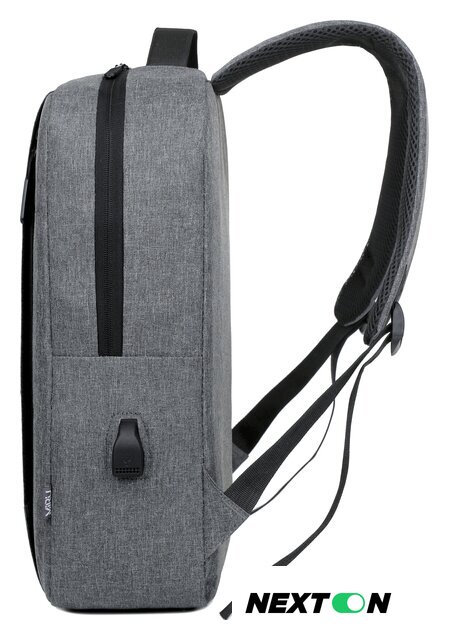 Городской рюкзак Miru Skinny 15.6 MBP-1050 (серый) - Изображение №3 — Интернет-магазин Nexton