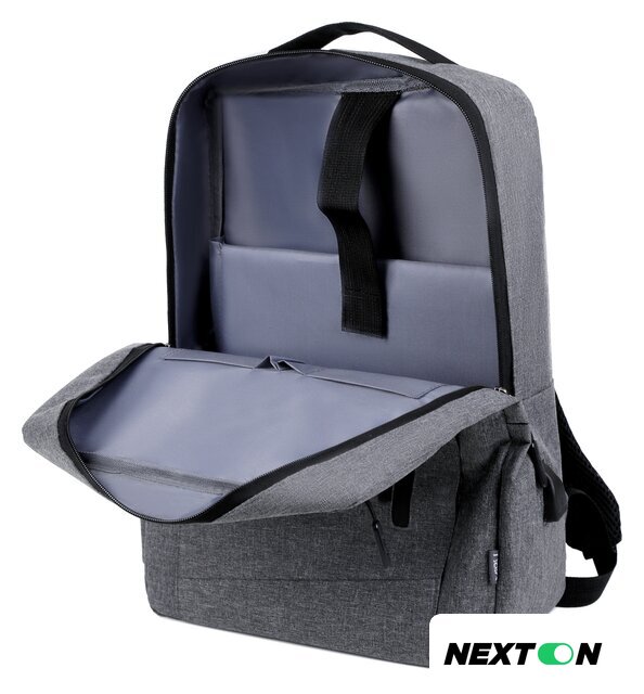 Городской рюкзак Miru Skinny 15.6 MBP-1050 (серый) - Изображение №6 — Интернет-магазин Nexton